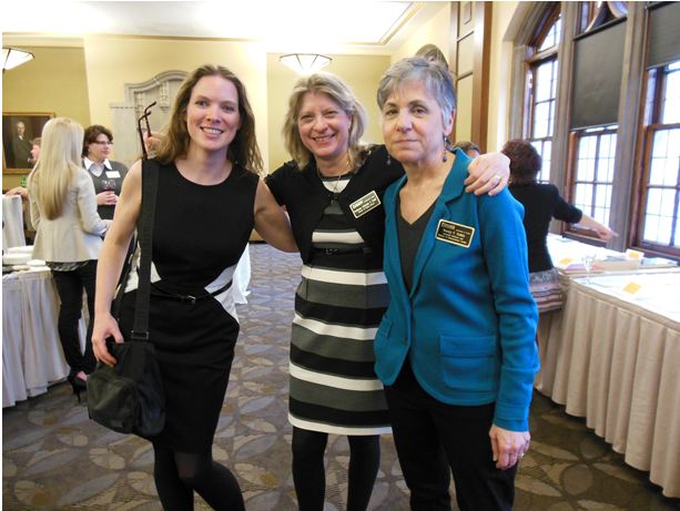 Alicia Decker, Melinda Zook, Nancy Gabin at the Women's Celebration